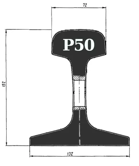 Чертеж рельсы р65